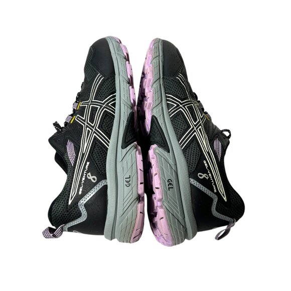 Asics Gel-Venture 10 Women's Black/Purple Running Shoes/Sneakers Size 10 - Picture 7 of 10